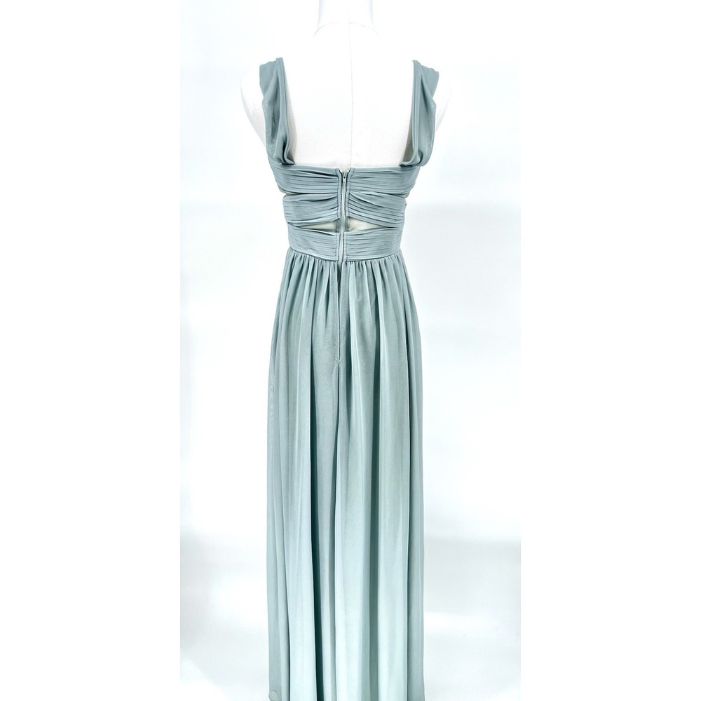 BIRDY GREY NWOT ELSYE DRESS, MESH SAGE, XS BRIDESMAID‎ PROM ELEGANT LONG - Picture 7 of 16